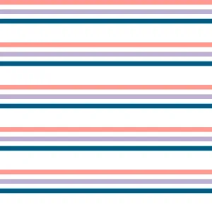 Pink And Blue Stripes - Dandelion Wishes Collection