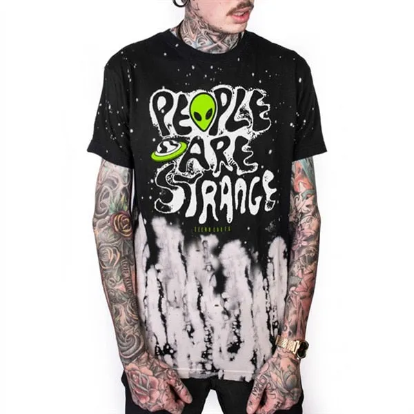 Punk Rock Skull Printed Tees v4