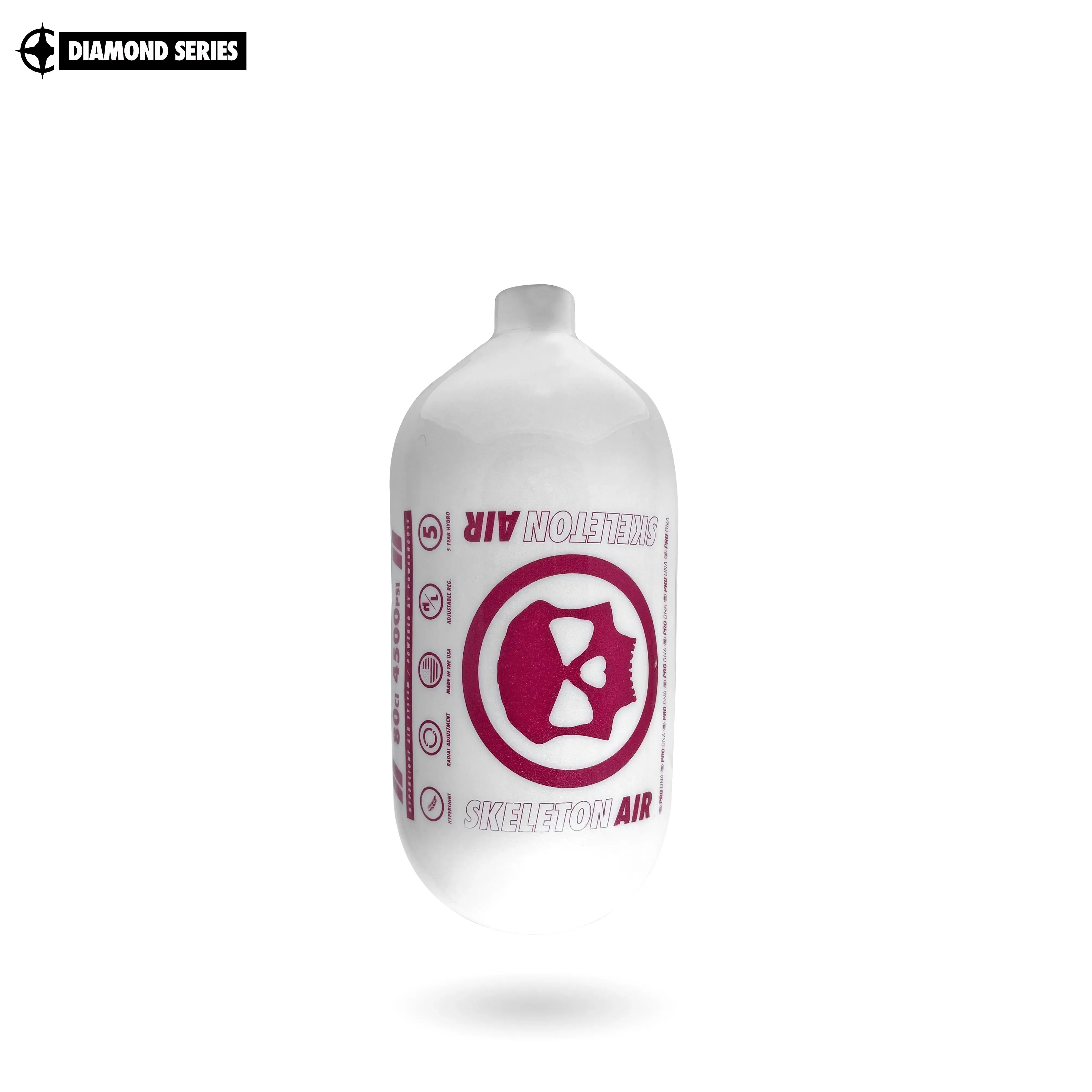 "DIAMOND SERIES" SKELETON AIR HYPERLIGHT AIR TANK 80CI (BOTTLE ONLY)