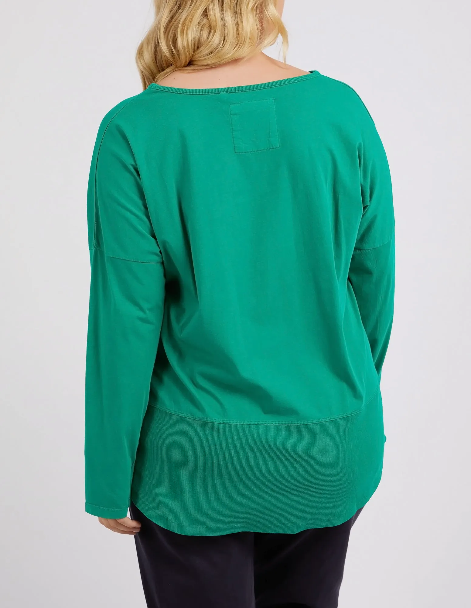 Rib Long Sleeve Goodness Green