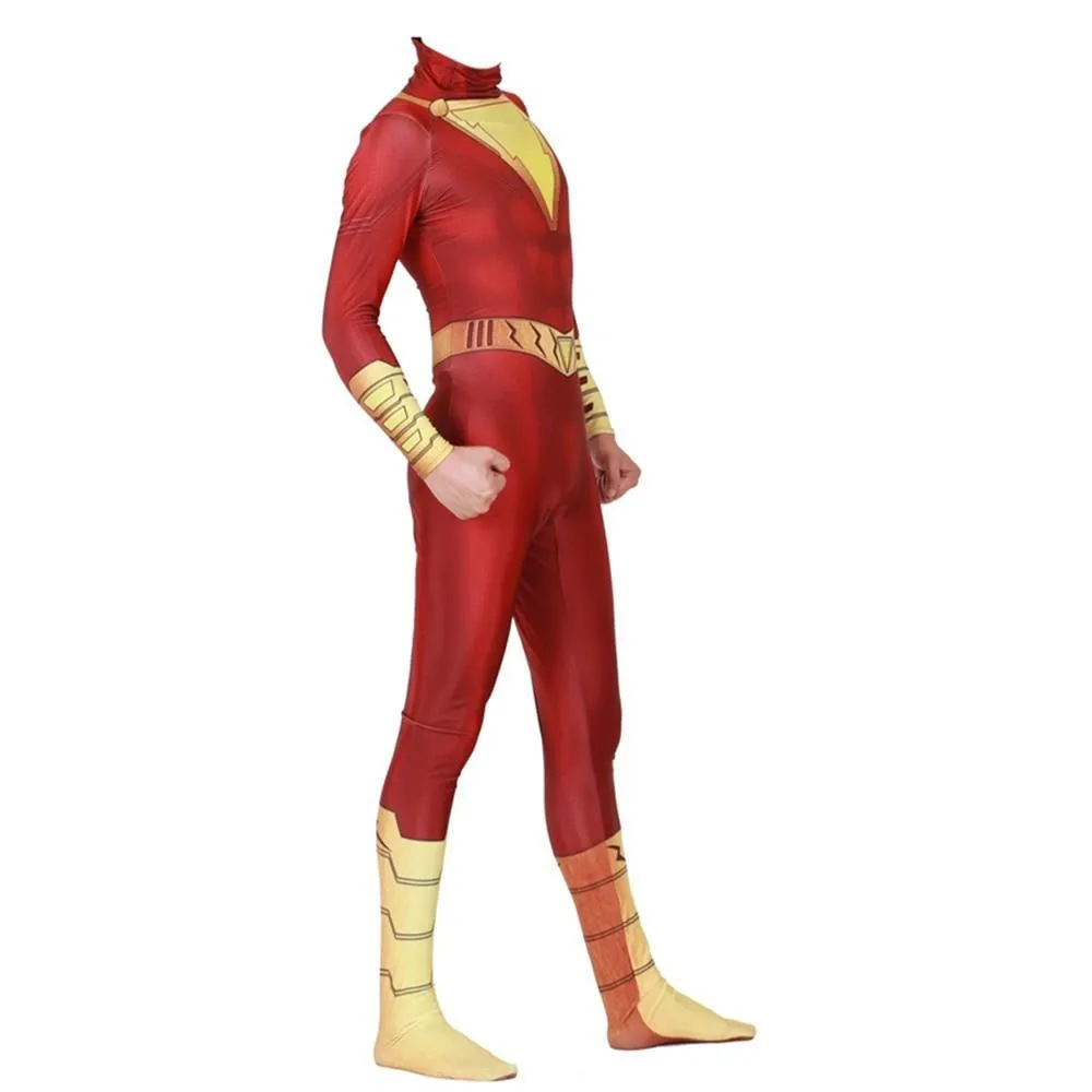 SHAZAM CAPTAIN MARVEL Cosplay Costume for Men