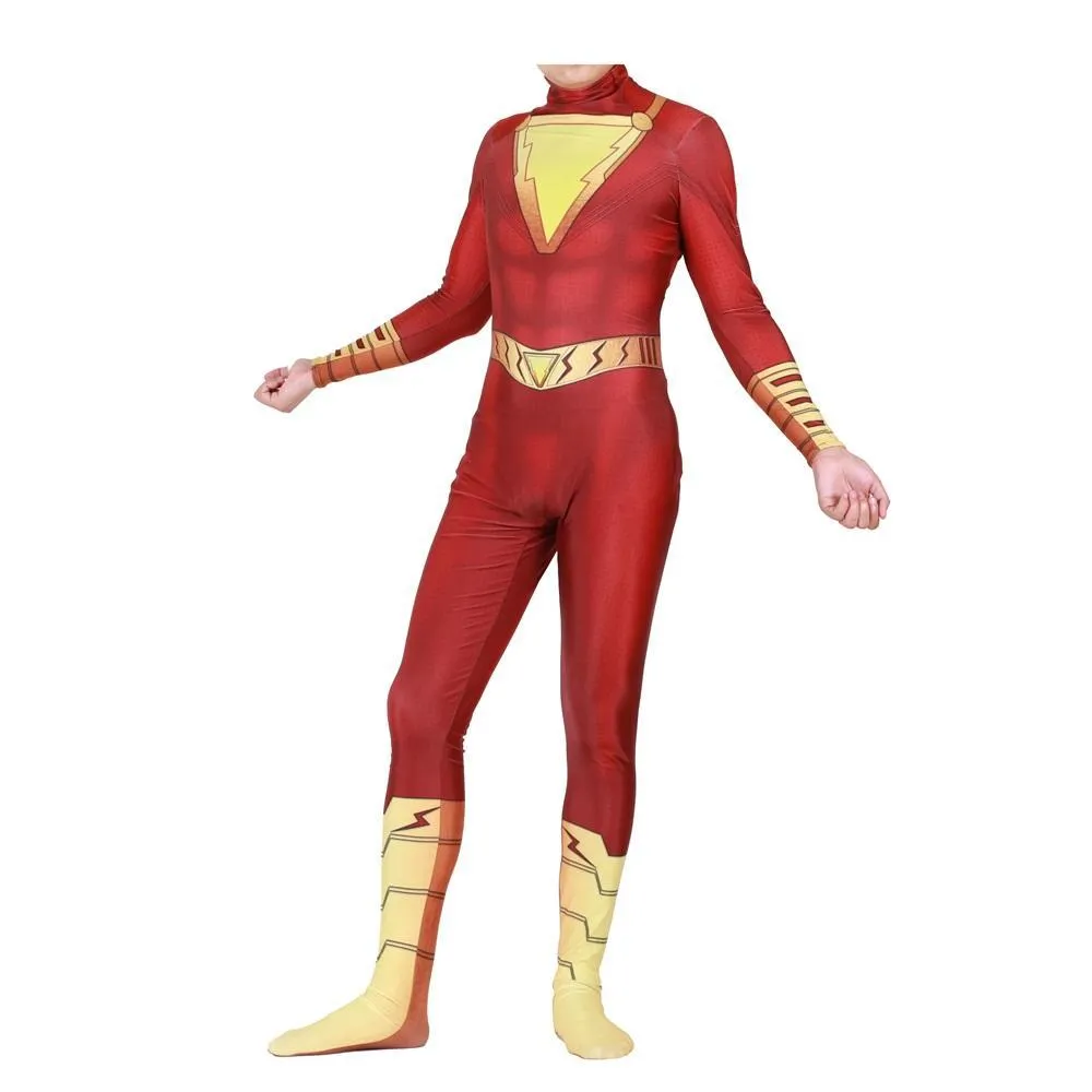 SHAZAM CAPTAIN MARVEL Cosplay Costume for Men