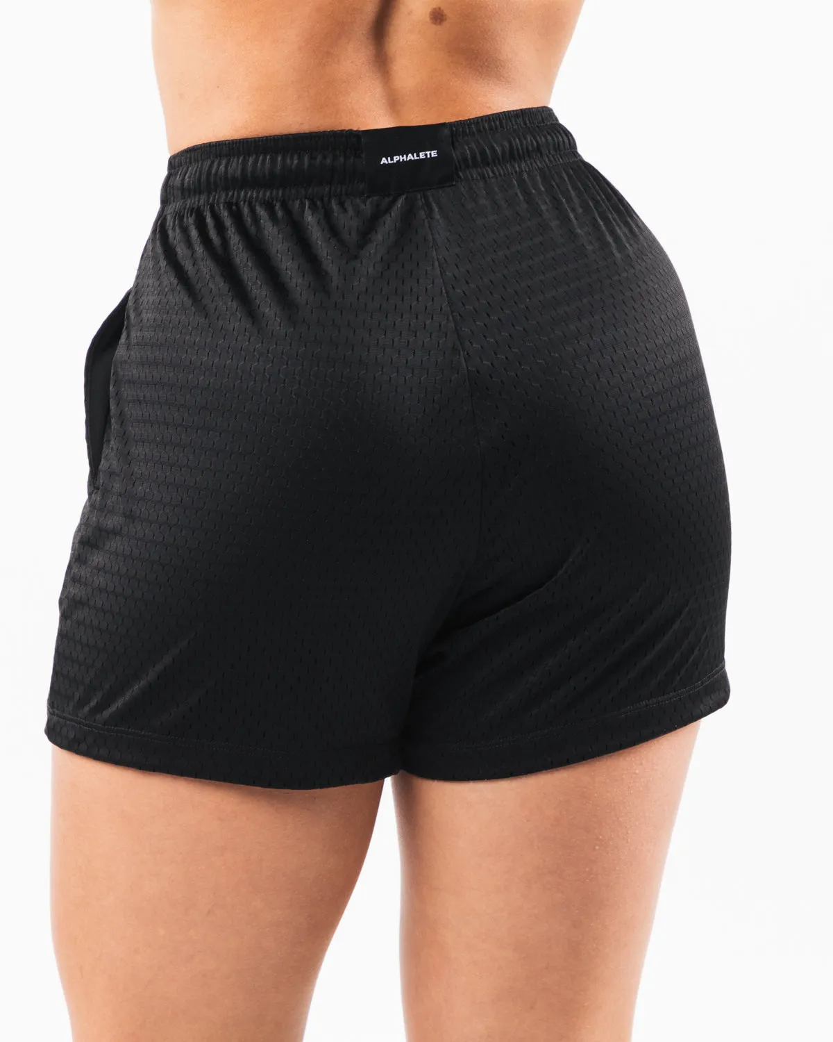 Signature Mesh Short 4" - Black