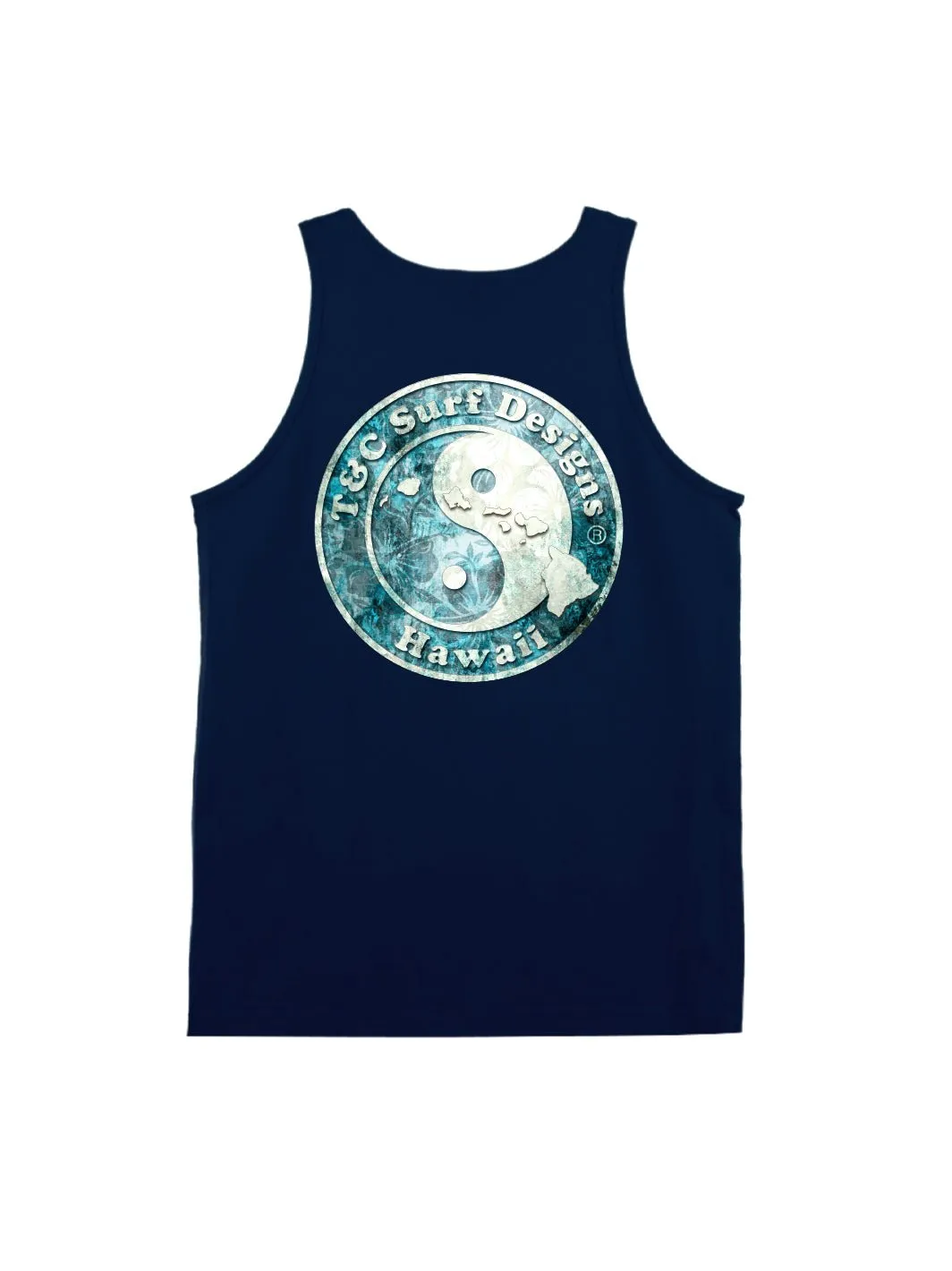 T&C Surf Distress Floral Logo Tank