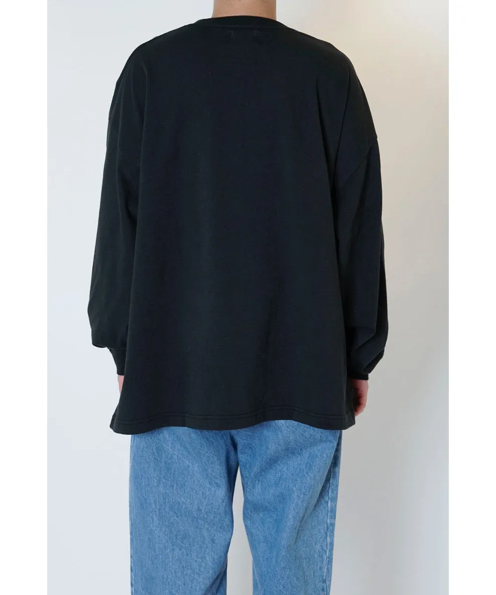 WIDE L/S TEE "BLACK"